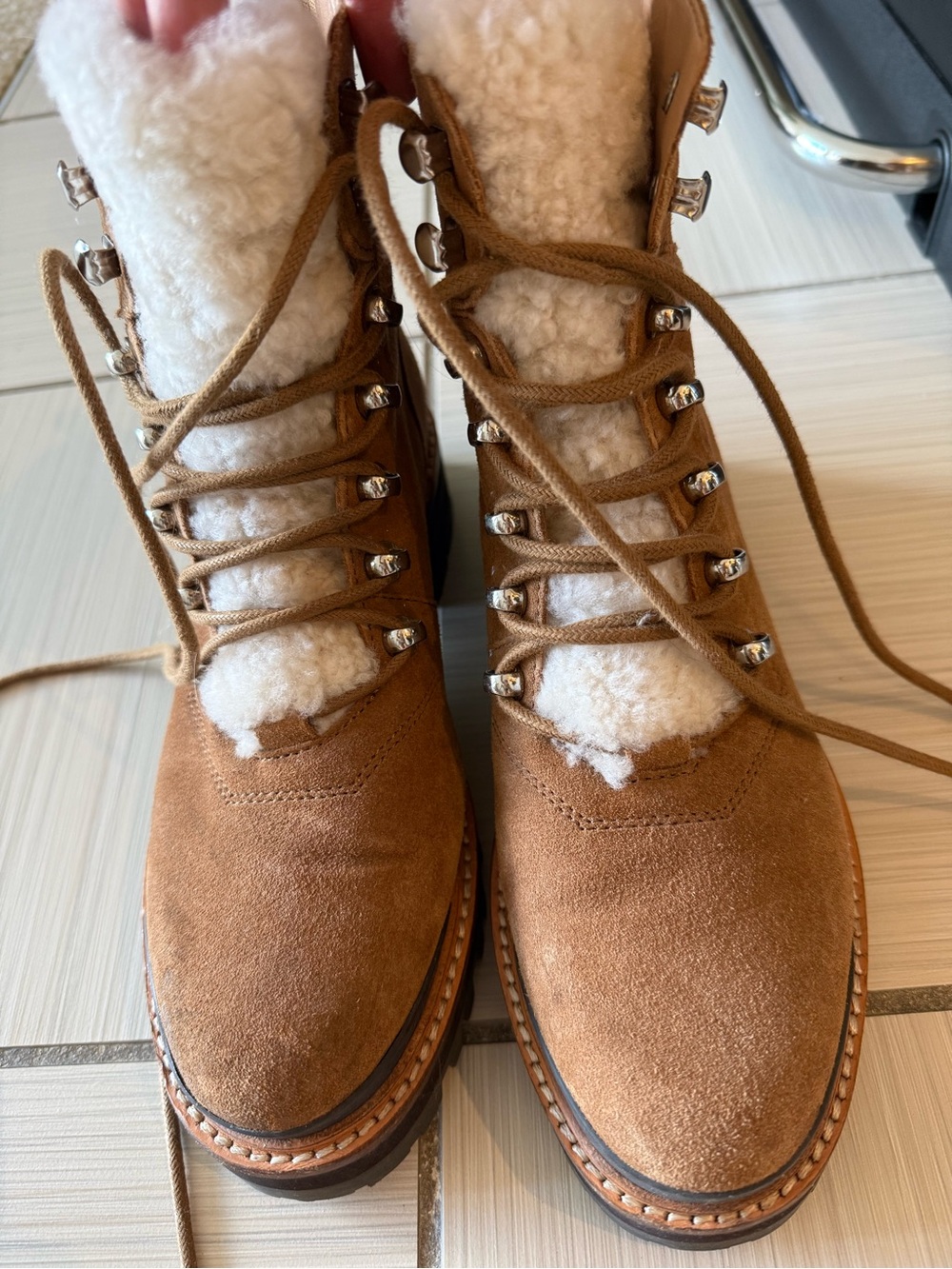 Marc Fisher Lace Up Boots